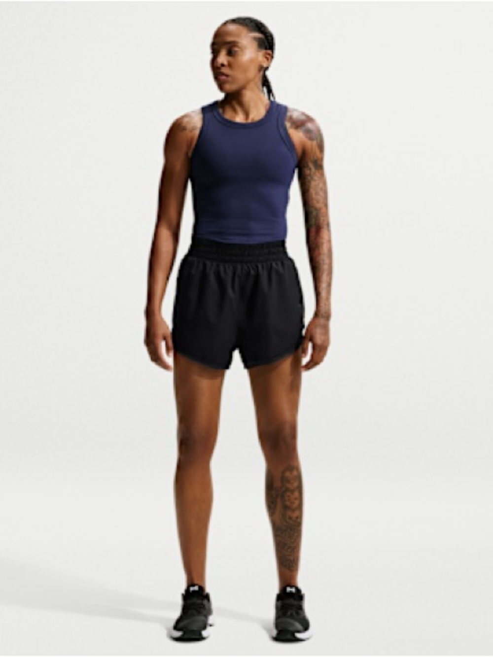 Nike One Black Women's Running 3” Shorts NWT